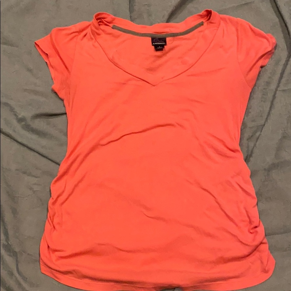 Pink maternity shirt